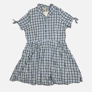 Lindy Bop Women Midi Dress with Pockets Retro Vintage plaid sz 20 Fit Flare 50s